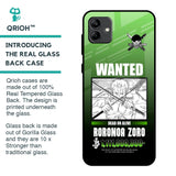 Zoro Wanted Glass Case for Samsung Galaxy A04