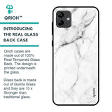 Modern White Marble Glass Case for Samsung Galaxy A04