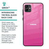 Pink Ribbon Caddy Glass Case for Samsung Galaxy A04