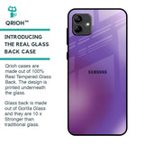 Ultraviolet Gradient Glass Case for Samsung Galaxy A04