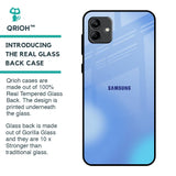 Vibrant Blue Texture Glass Case for Samsung Galaxy A04