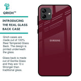 Classic Burgundy Glass Case for Samsung Galaxy A04