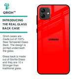 Blood Red Glass Case for Samsung Galaxy A04