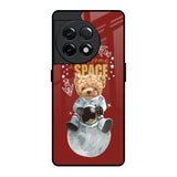 Astronaut Bear OnePlus 11R 5G Glass Back Cover Online