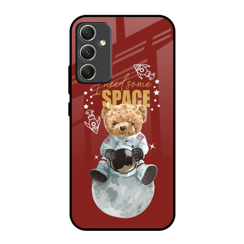 Astronaut Bear Samsung Galaxy A34 5G Glass Back Cover Online