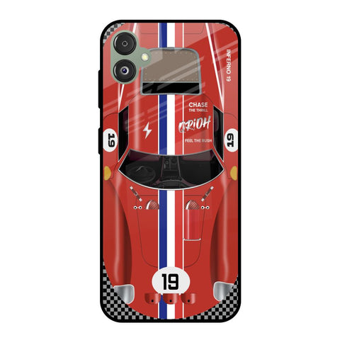 Racing Vintage Samsung Galaxy F14 5G Glass Back Cover Online