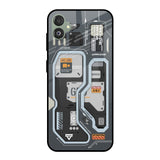 Retro Futuristic Samsung Galaxy F14 5G Glass Back Cover Online