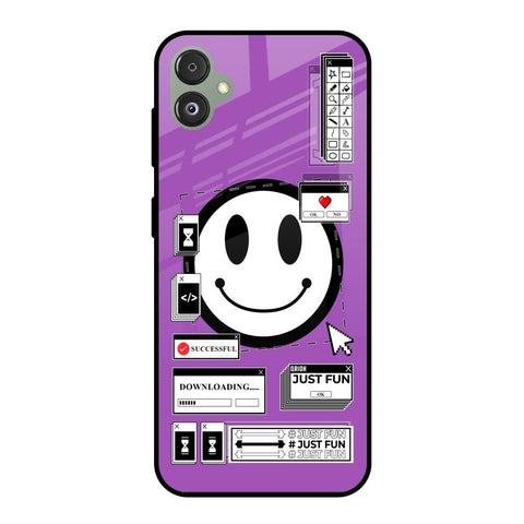 Code with Smile Samsung Galaxy F14 5G Glass Back Cover Online