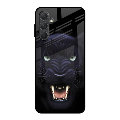 Angry Black Leopard Samsung Galaxy M54 5G Glass Back Cover Online