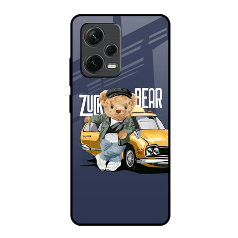 Adventurous Bear Redmi Note 12 Pro 5G Glass Back Cover Online