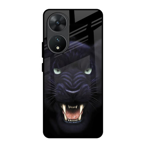 Angry Black Leopard Vivo T2 5G Glass Back Cover Online