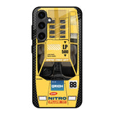 Yellow Racing Car Samsung Galaxy S23 FE 5G Glass Back Cover Online