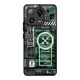 Green Camo Circuit Mi 13 Pro Glass Back Cover Online