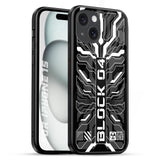 Monochrome Magic iPhone 15 Glass Back Cover Online