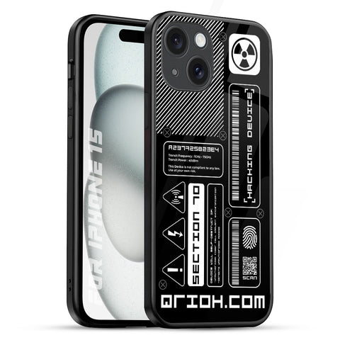 Futuristic Art iPhone 15 Glass Back Cover Online