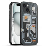 Retro Futuristic iPhone 15 Glass Back Cover Online