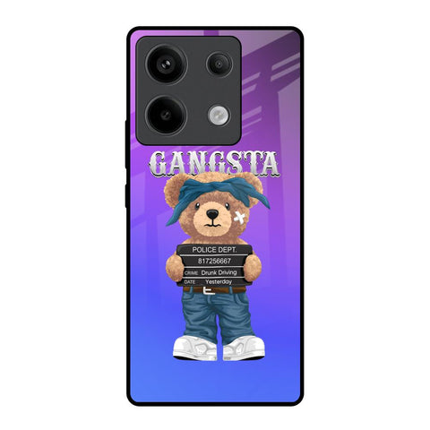 Gangsta Bear Redmi Note 13 Pro 5G Glass Back Cover Online