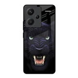 Angry Black Leopard Redmi Note 13 Pro Plus 5G Glass Back Cover Online