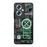 Green Camo Circuit Oppo A79 5G Glass Back Cover Online