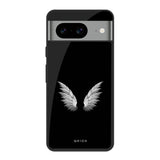 White Angel Wings Google Pixel 8 Glass Cases & Covers Online