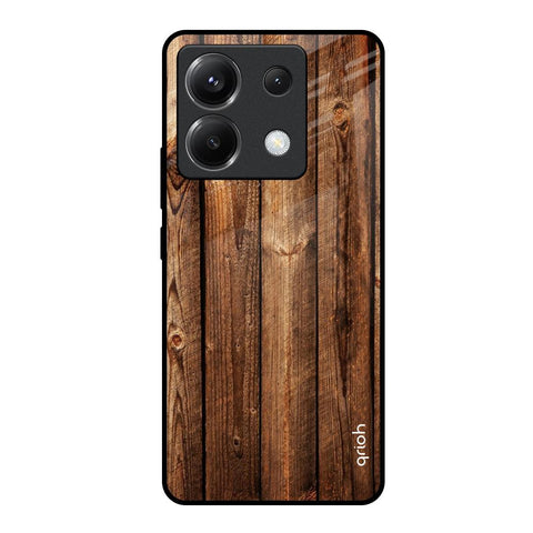 Timber Printed Poco X6 5G Glass Back Cover Online