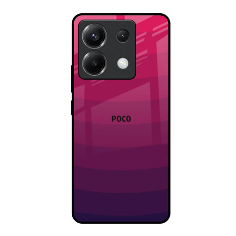 Wavy Pink Pattern Poco X6 5G Glass Back Cover Online