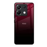 Wine Red Poco X6 5G Glass Back Cover Online