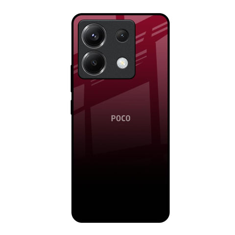 Wine Red Poco X6 5G Glass Back Cover Online