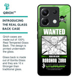 Zoro Wanted Glass Case for Poco X6 5G