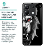 Wild Lion Glass Case for Poco X6 5G