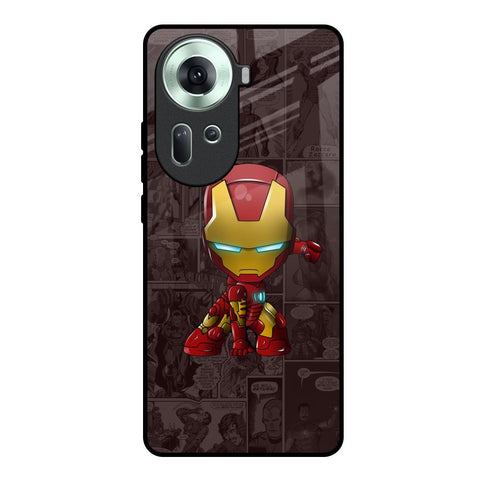 Angry Baby Super Hero Oppo Reno11 5G Glass Back Cover Online