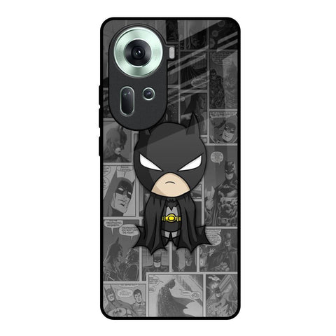 Cartoon Art Oppo Reno11 5G Glass Back Cover Online