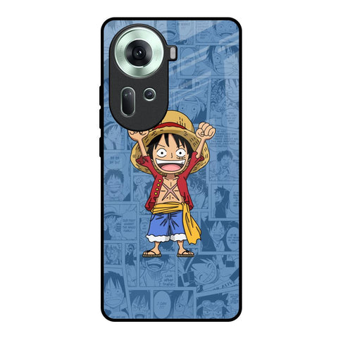 Chubby Anime Oppo Reno11 5G Glass Back Cover Online