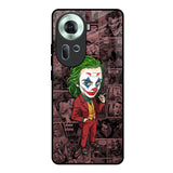 Joker Cartoon Oppo Reno11 5G Glass Back Cover Online