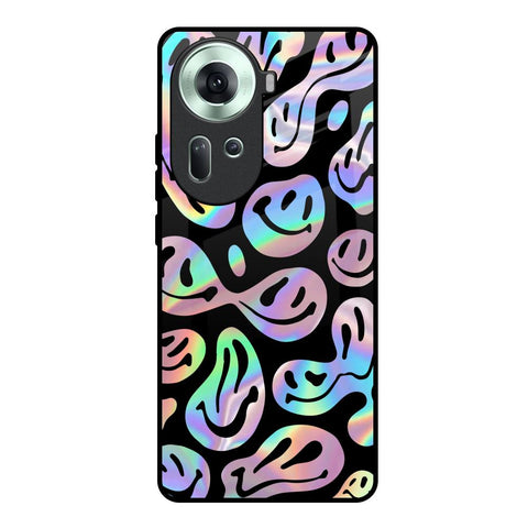 Acid Smile Oppo Reno11 5G Glass Back Cover Online