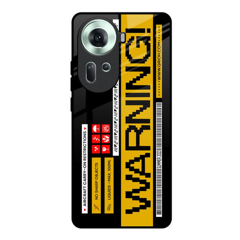 Aircraft Warning Oppo Reno11 5G Glass Back Cover Online