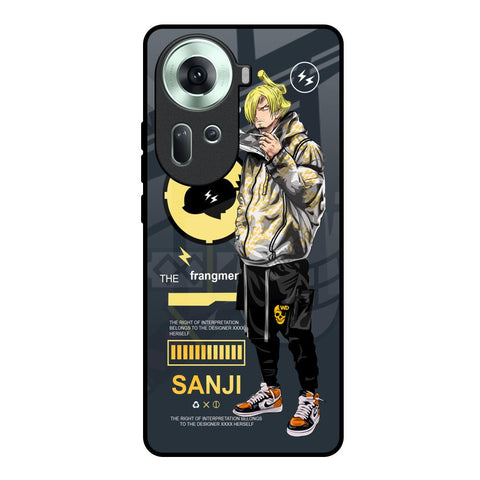 Cool Sanji Oppo Reno11 5G Glass Back Cover Online