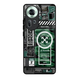 Green Camo Circuit Oppo Reno11 5G Glass Back Cover Online