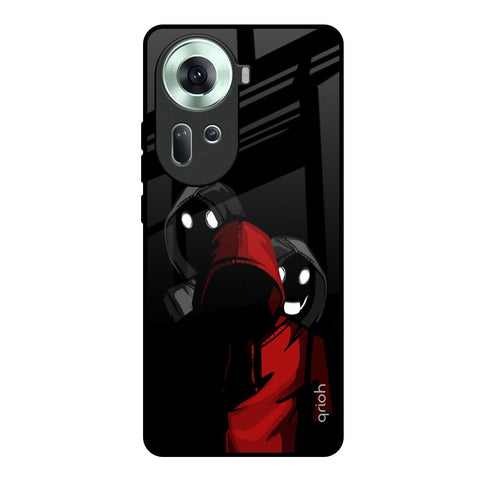 Shadow Character Oppo Reno11 5G Glass Back Cover Online