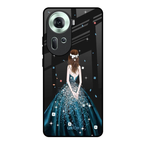 Queen Of Fashion Oppo Reno11 5G Glass Back Cover Online