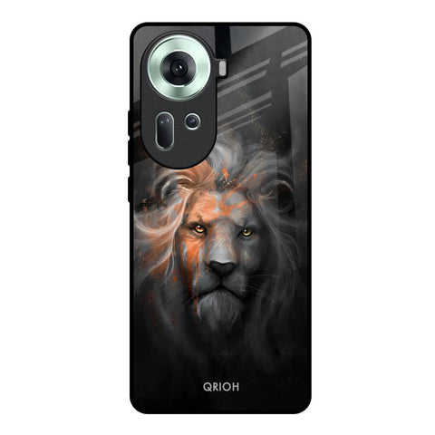 Devil Lion Oppo Reno11 5G Glass Back Cover Online