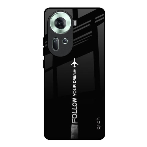 Follow Your Dreams Oppo Reno11 5G Glass Back Cover Online