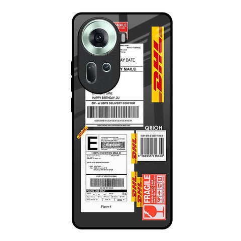 Cool Barcode Label Oppo Reno11 5G Glass Back Cover Online