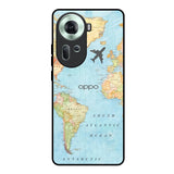 Fly Around The World Oppo Reno11 5G Glass Back Cover Online