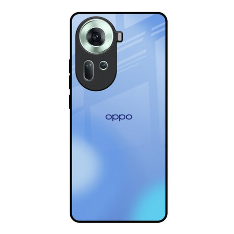 Vibrant Blue Texture Oppo Reno11 5G Glass Back Cover Online