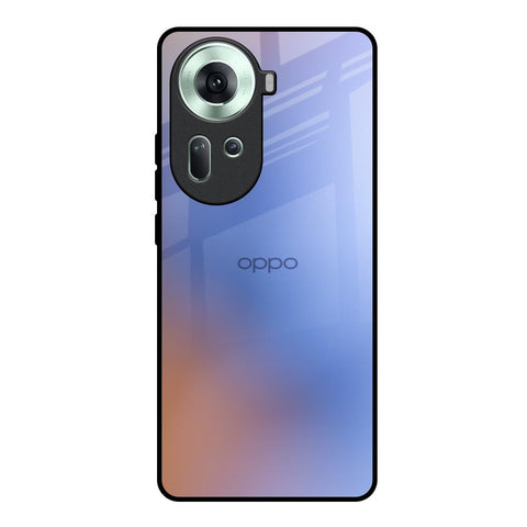 Blue Aura Oppo Reno11 5G Glass Back Cover Online