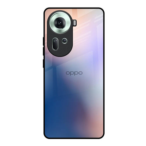 Blue Mauve Gradient Oppo Reno11 5G Glass Back Cover Online