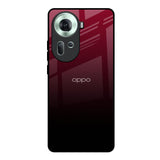 Wine Red Oppo Reno11 5G Glass Back Cover Online