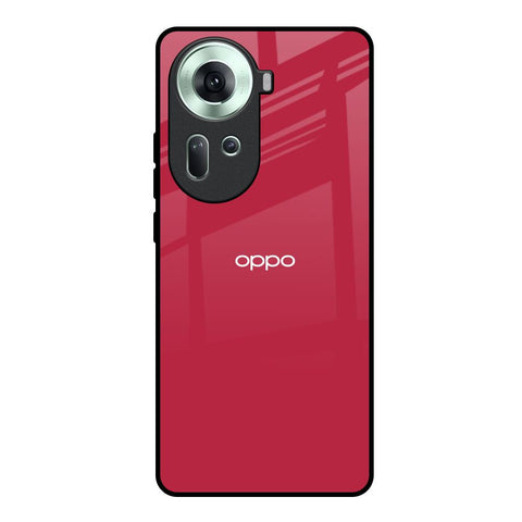 Solo Maroon Oppo Reno11 5G Glass Back Cover Online