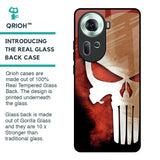 Red Skull Glass Case for Oppo Reno11 5G